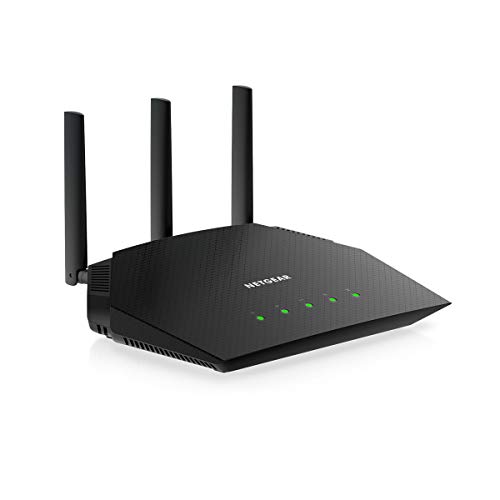 NETGEAR 4-Stream WiFi 6 Router (R6700AX) – AX1800 Wireless Speed (Up to 1.8 Gbps) | 1,500 sq. ft. Coverage