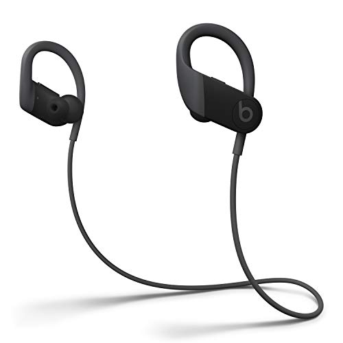 Powerbeats High-Performance Wireless Earbuds - Apple H1 Headphone Chip, Class 1 Bluetooth Headphones, 15 Hours of Listening Time, Sweat Resistant, Built-in Microphone - Black
