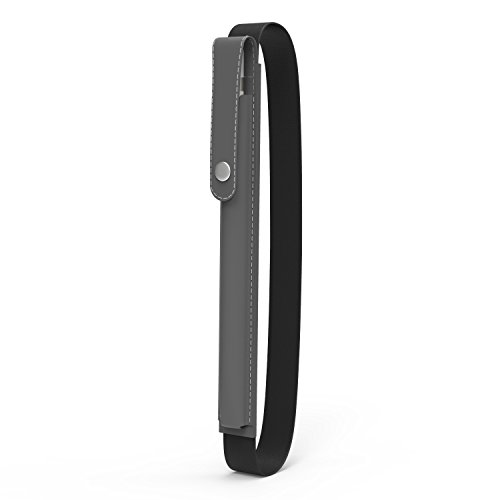 MoKo Case Holder for Apple Pencil, Elastic Pocket Sleeve Detachable Cover for Apple Pencil, Fit iPad 8th Gen 2020/7th Gen 2019/Air 3 2019/Pro 12.9 2015/2017 (Apple Pencil 1st Gen Only) - Space Gray
