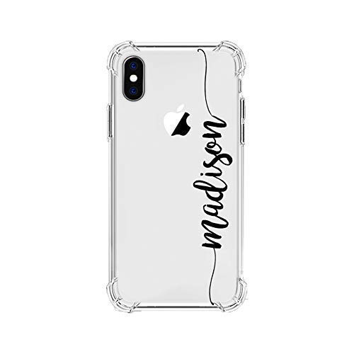 MARBLEFY Personalized Handwriting Name Shockproof Protective Case for iPhone 12 11/11 Pro/Xs/Xr/X/8/7/6/Plus/Max protective custom name case