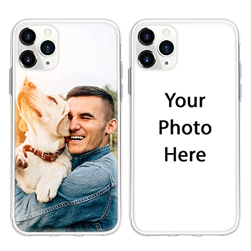 Personalized Picture Design Your Own Customized Photo Custom Phone Case Cover Compatible with iPhone 6 6s 7 8 Plus SE 2020 X XS XR 11 12 Mini Pro Max Samsung Galaxy S9 S10 S20 S21