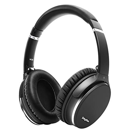 Noise Cancelling Headphones Wireless Bluetooth 5.0, Fast Charge Over-Ear Lightweight Srhythm NC35 Headset with Microphones,Mega Bass 50+ Hours’ Playtime -Low Latency