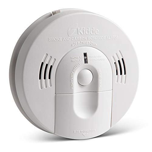 Kidde Smoke & Carbon Monoxide Detector, Battery Powered, Interconnect Combination Smoke & CO Alarm, Voice Alert