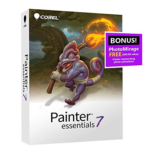 Corel Painter Essentials 7 | Digital Art Suite | Amazon Exclusive Includes Free PhotoMirage Express Valued at $49 [PC/Mac Disc] [Old Version]