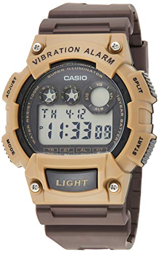 Casio Men's W-735H-5AVCF Vibration Alarm Digital Watch