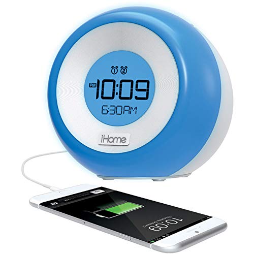 iHome iM29SC Digital Alarm Clock, Color Changing Bluetooth Speaker with Radio FM and USB Charging