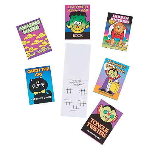 HALLOWN FUN & GAME BOOK(12 PC/PBH,6PBH) - Stationery - 72 Pieces